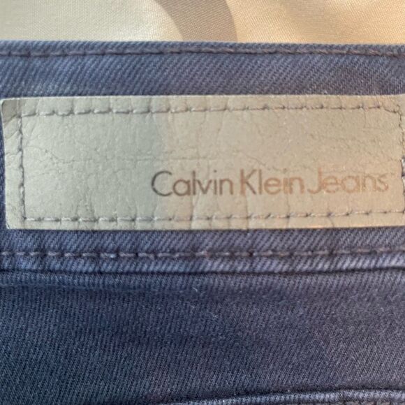 Calvin Klein Ultimate Skinny Jeans Navy Blue Wash Denim Stretch Mid-Rise 4 - Picture 4 of 8